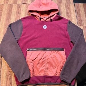 Nike Red Therma-Fit Tech Utility Running Hoodie Medium DZ5641